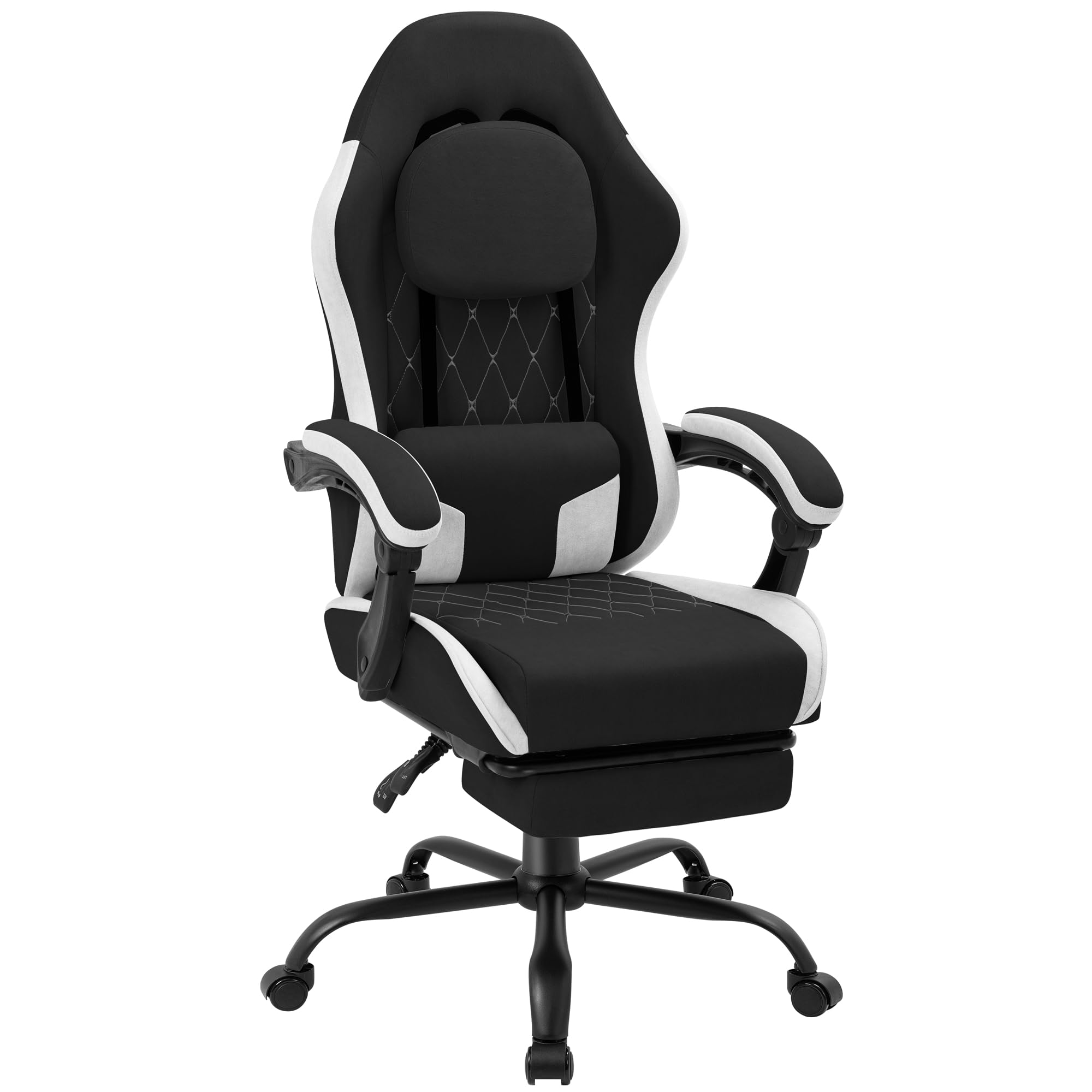 Gaming Chair - Chaise de jeu avec repose-pieds, chaise