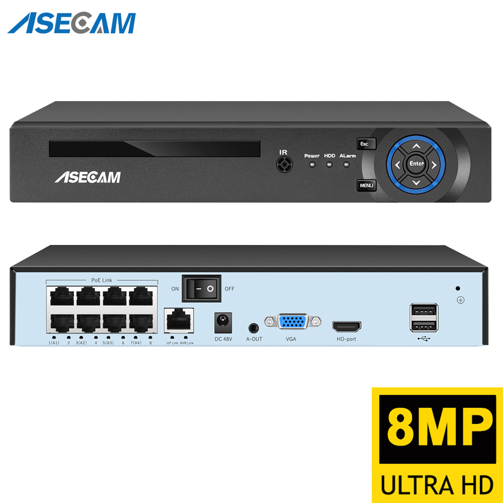 Webcam 4K - Super 8MP POE NVR enregistreur vidéo