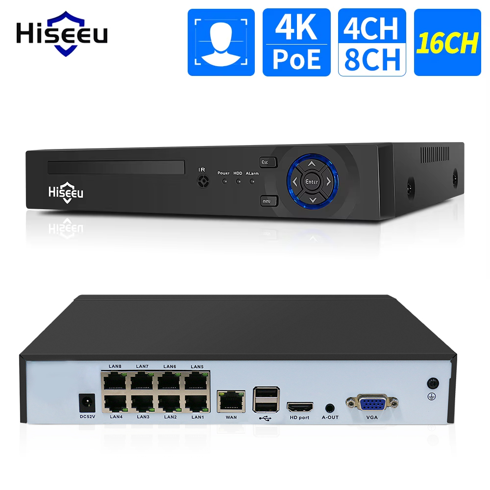 Webcam 4K - Hiseeu – Kit de système de