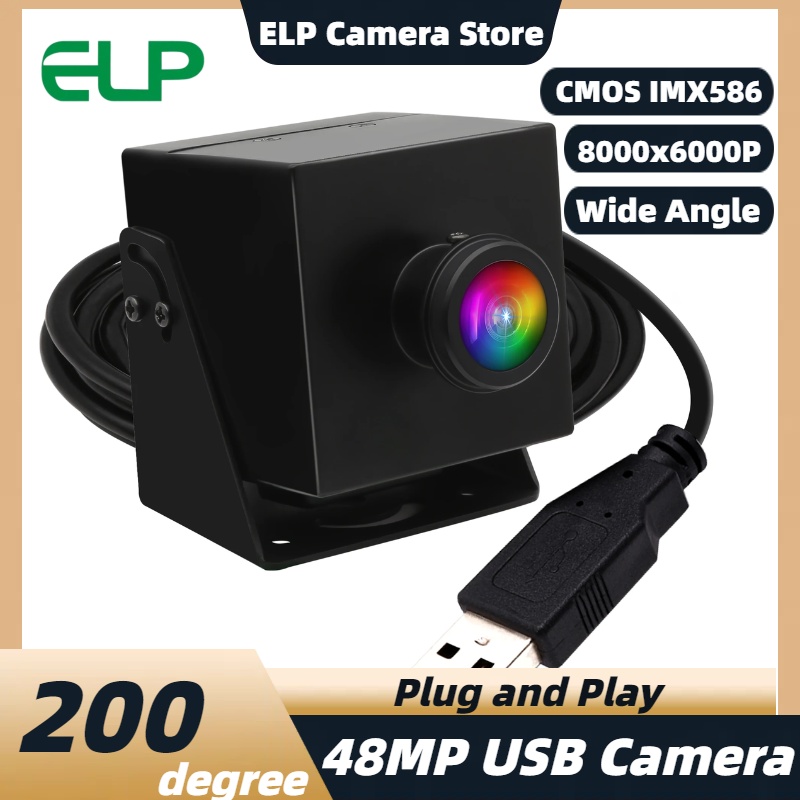 Webcam 4K - Caméra USB ELP 48MP 8K Ultra