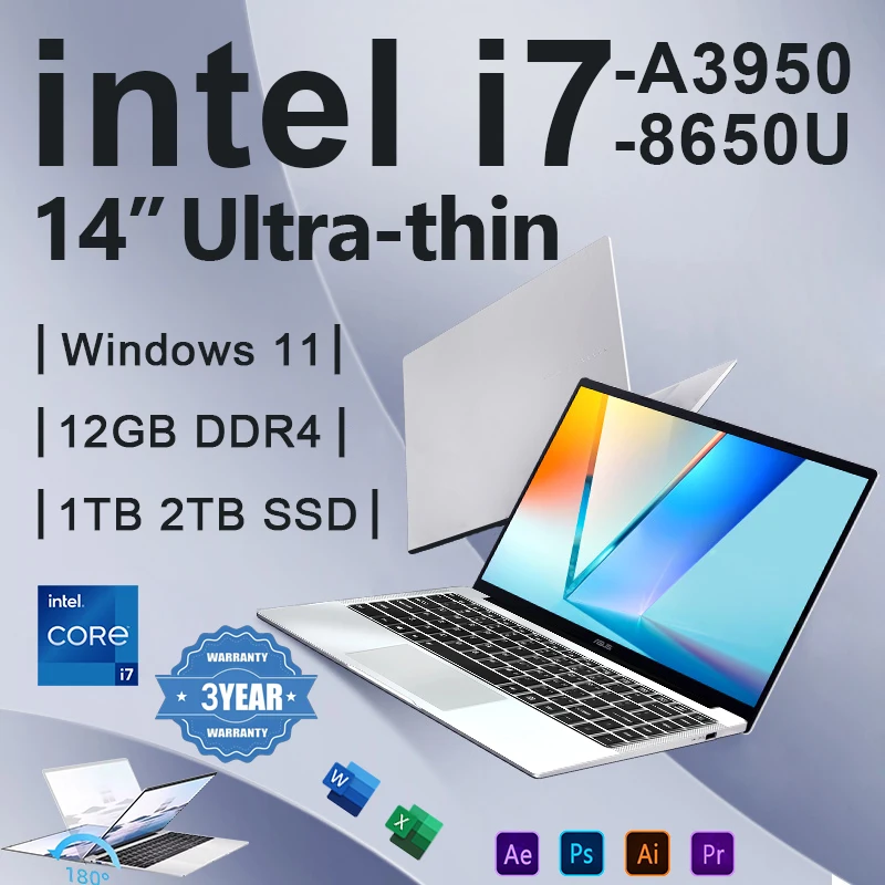 Pc Gaming Core I7 - Ordinateur portable de bureau 2026 Windows