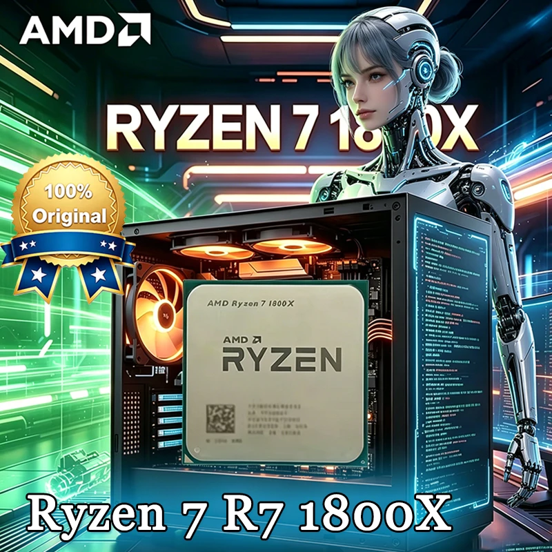 Amd Cpu Ryzen 7 - Processeur AMD Ryzen 7 1800X CPU