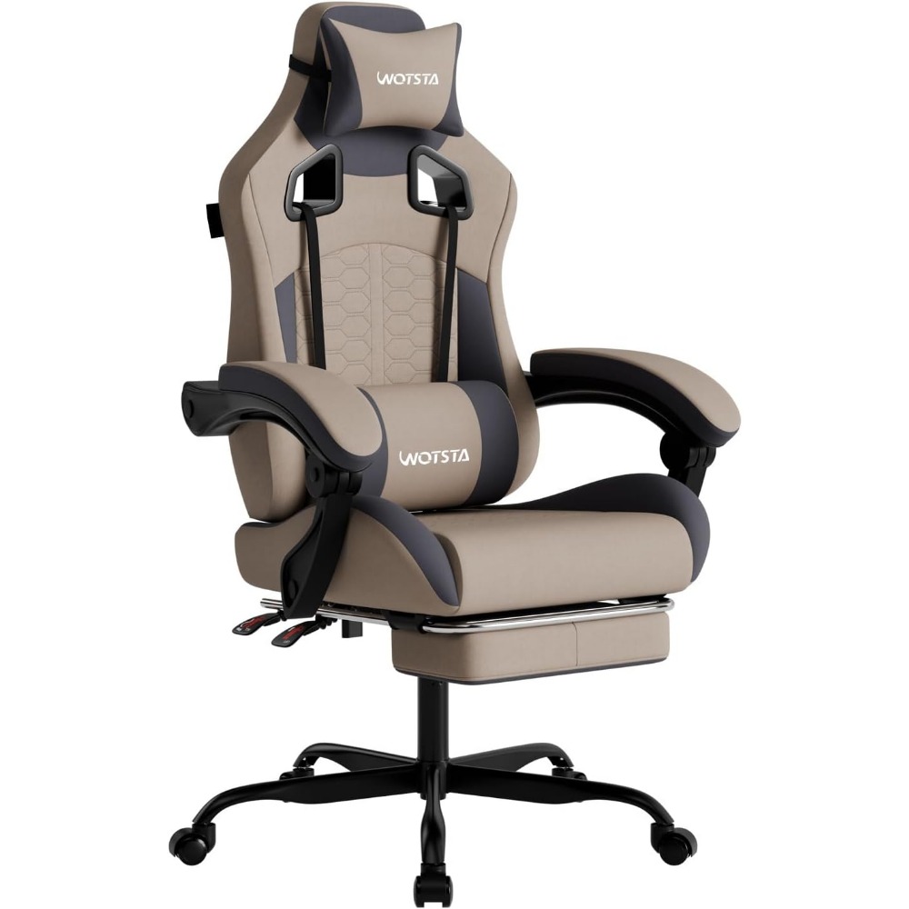 Gaming Chair - Chaise de jeu ergonomique avec massage,