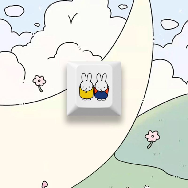 Nouveau keycap Miffy le lapin, - Mechanical Keyboard avis et prix