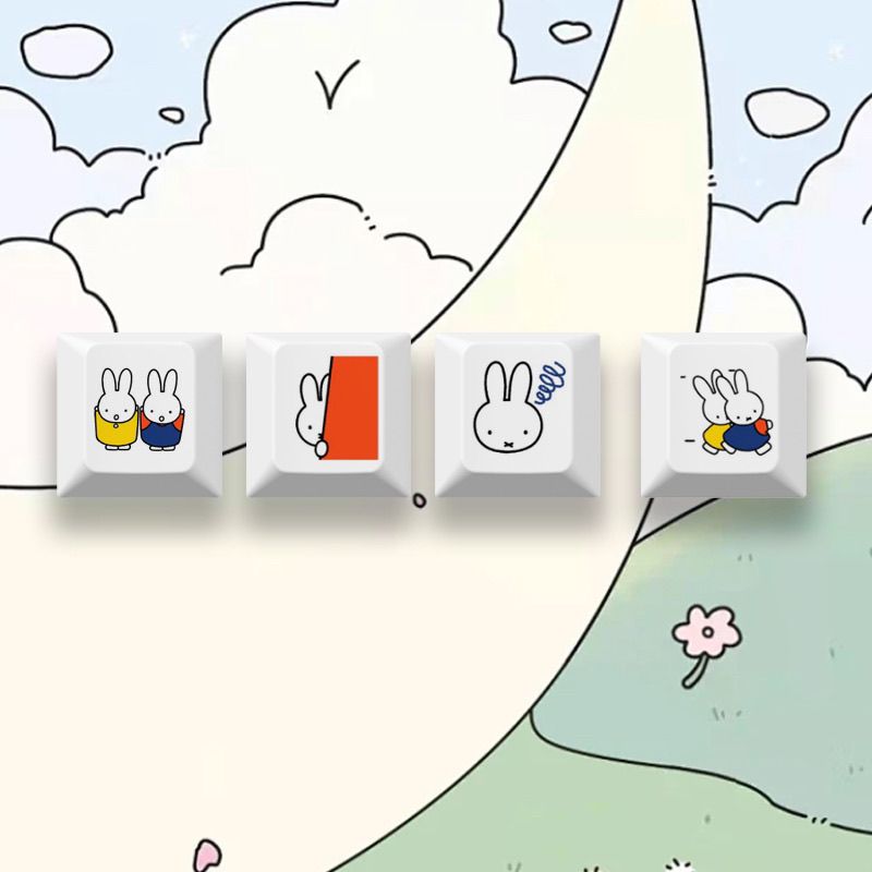 Nouveau keycap Miffy le lapin, - Mechanical Keyboard avis et prix