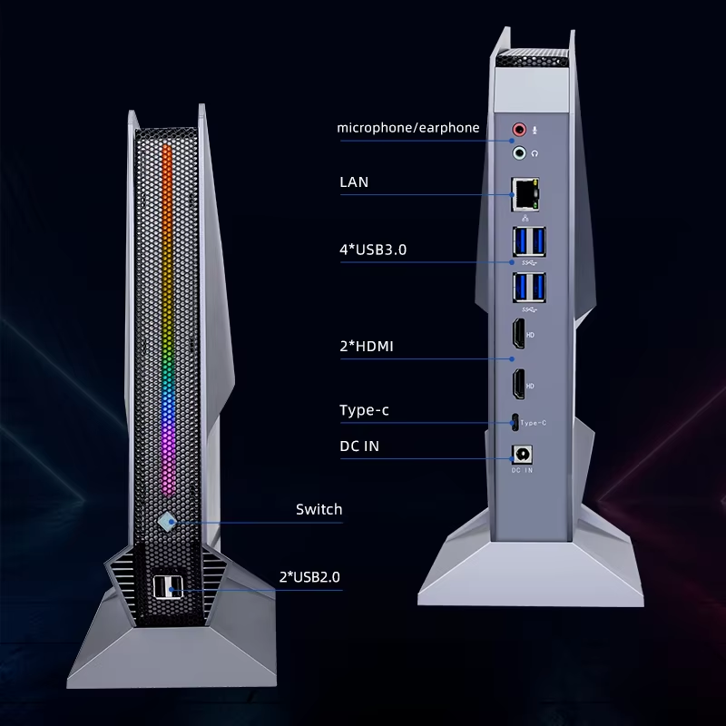 Mini PC de jeu Topton F10 NVID - Pc Gaming Core I7 avis et prix