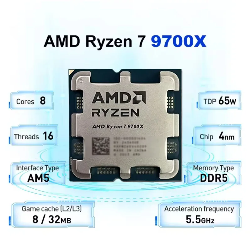 Processeur AMD Ryzen 7 9700X 3 - Amd Cpu Ryzen 7 avis et prix