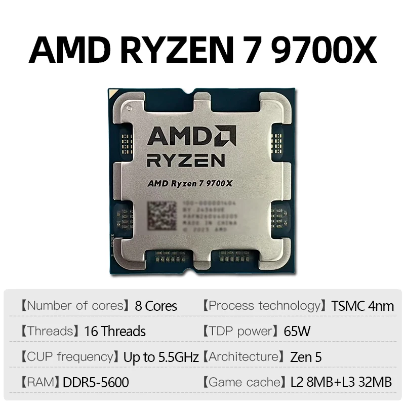 Processeur AMD Ryzen 7 9700X 3 - Amd Cpu Ryzen 7 avis et prix