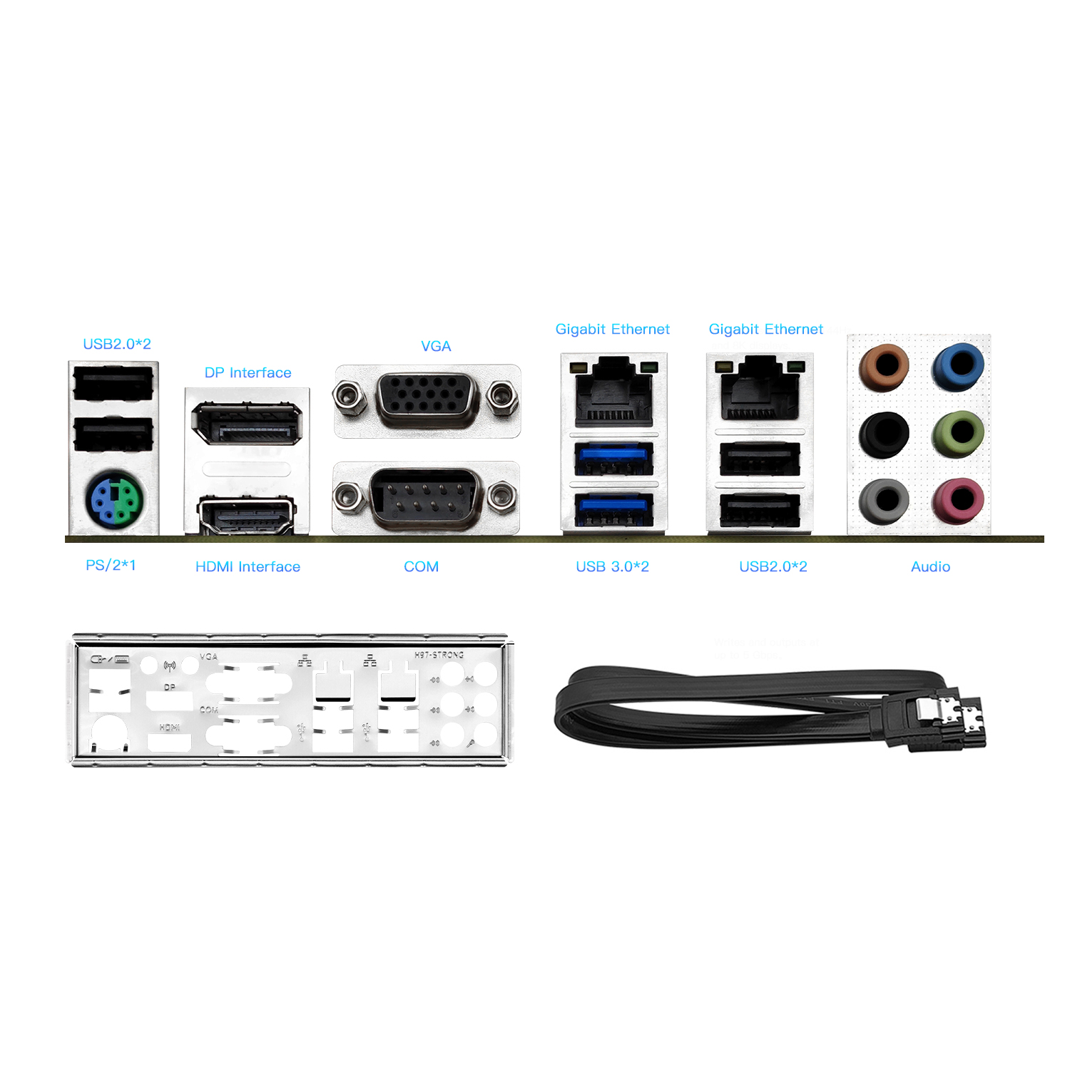 Carte mère MACHINIST H97 STRON - Pc Gaming Core I7 avis et prix