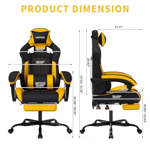 Chaise de jeu avec massage, ch - Gaming Chair avis et prix