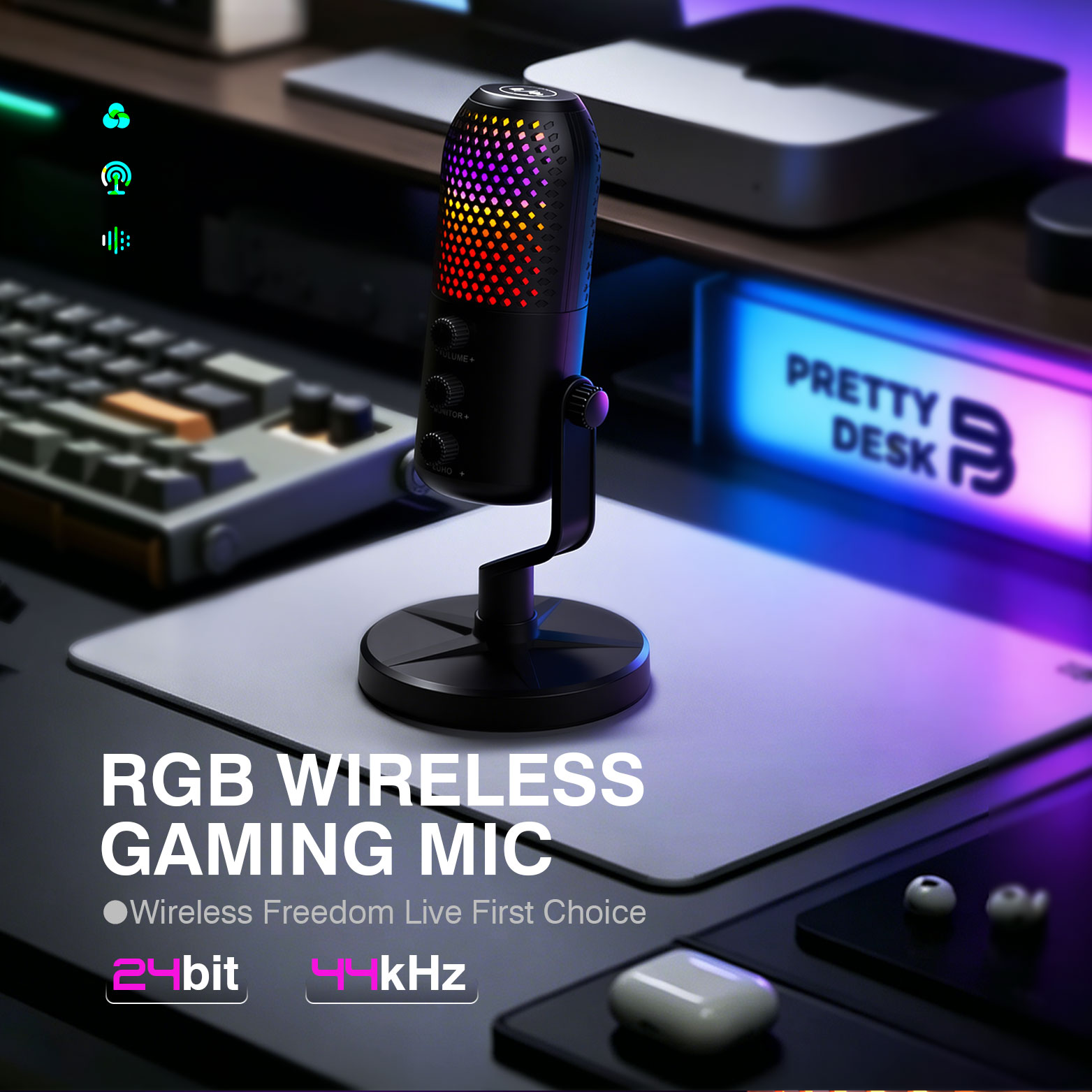 Microphone de jeu USB à conden - Pc Gaming Discord avis et prix
