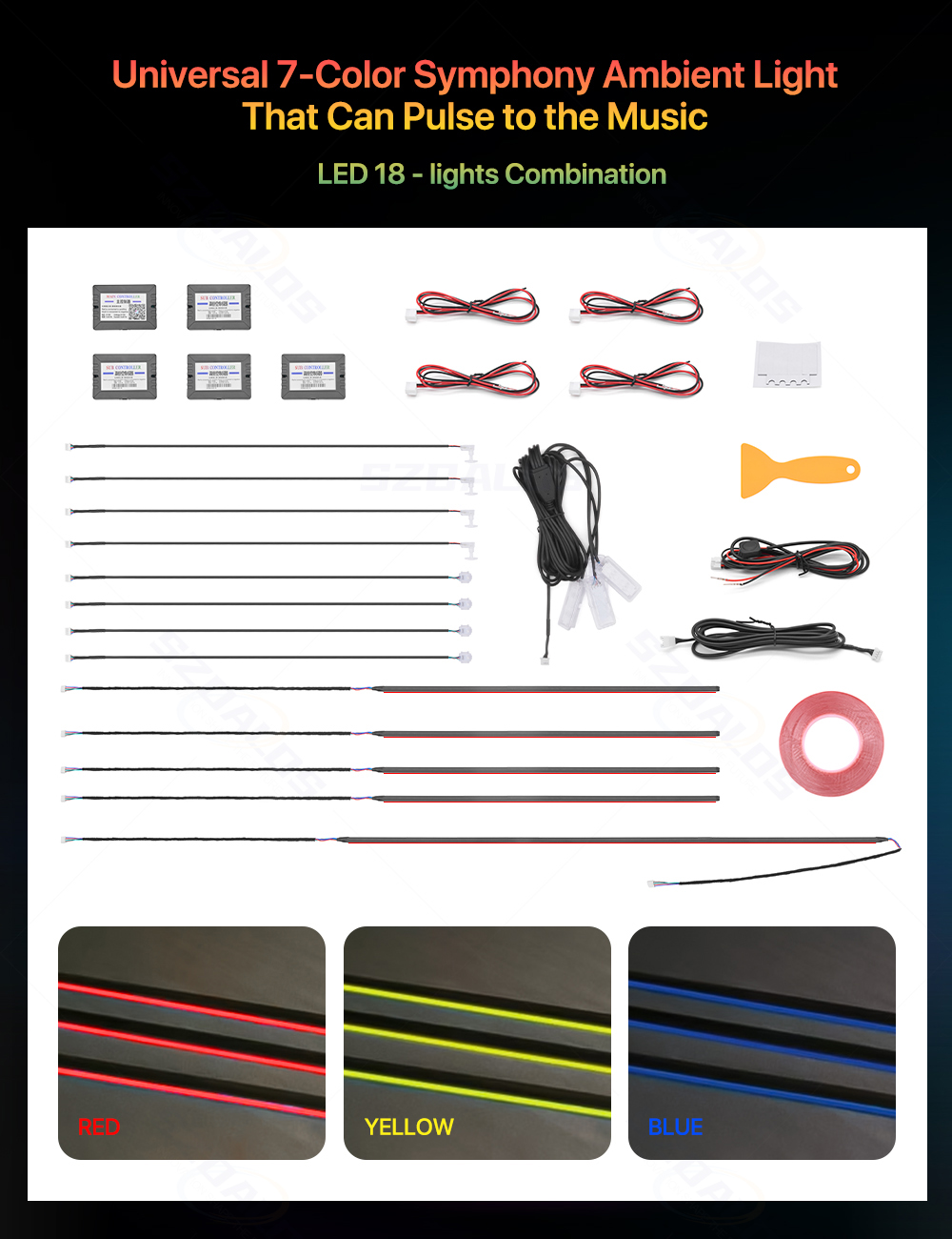 Kit d'éclairage d'ambiance pou - Rgb Light Strip avis et prix