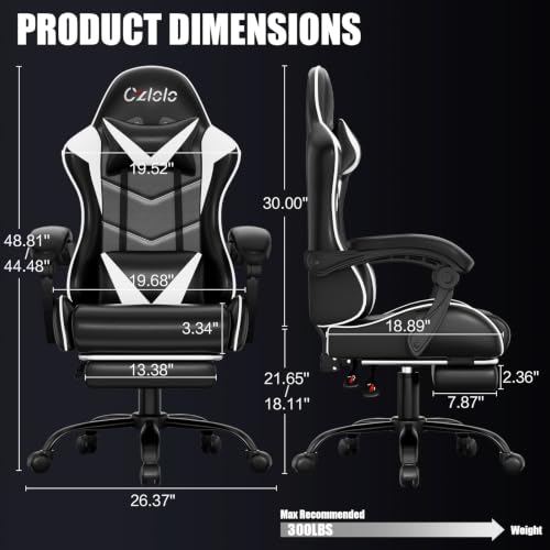 Chaise de jeu avec repose-pied - Gaming Chair avis et prix