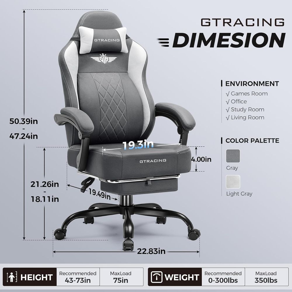 Chaise de jeu ergonomique à do - Gaming Chair avis et prix