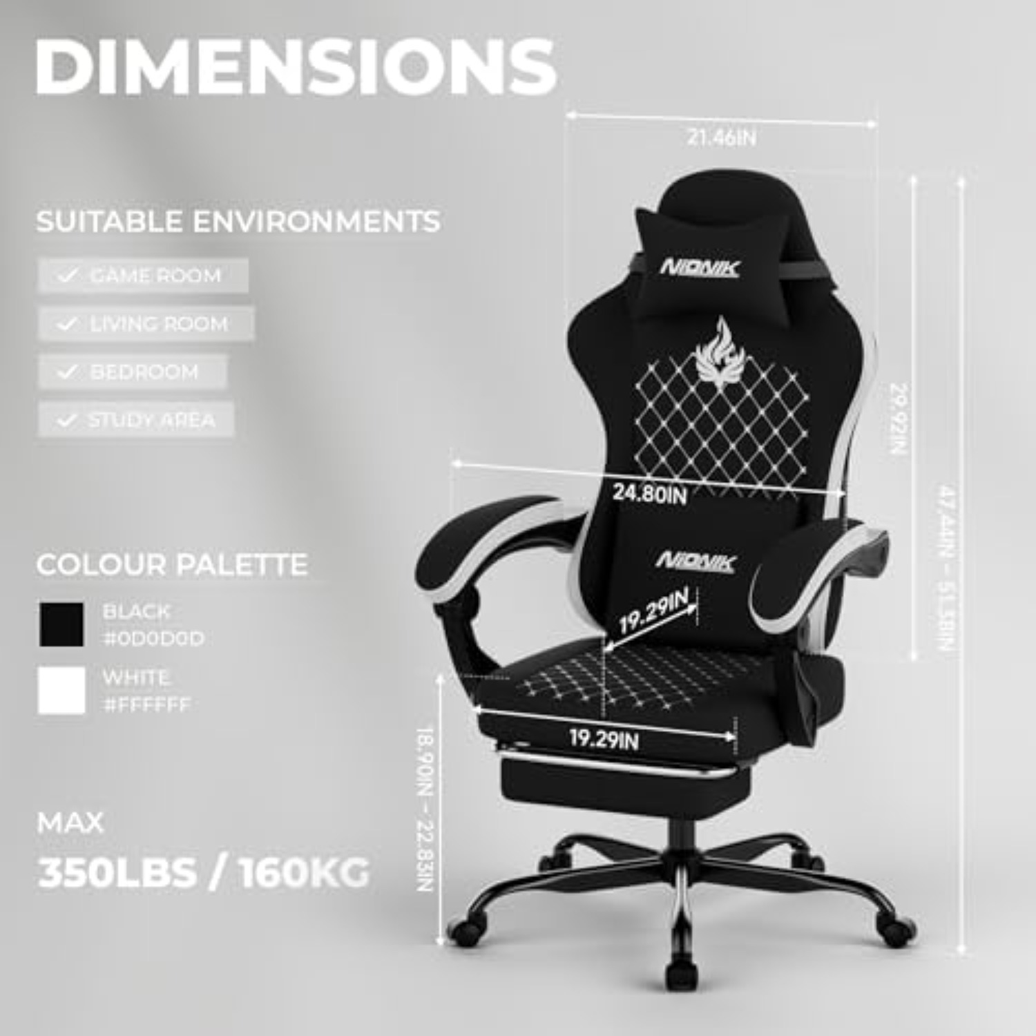 Chaise de jeu avec massage, ch - Gaming Chair avis et prix
