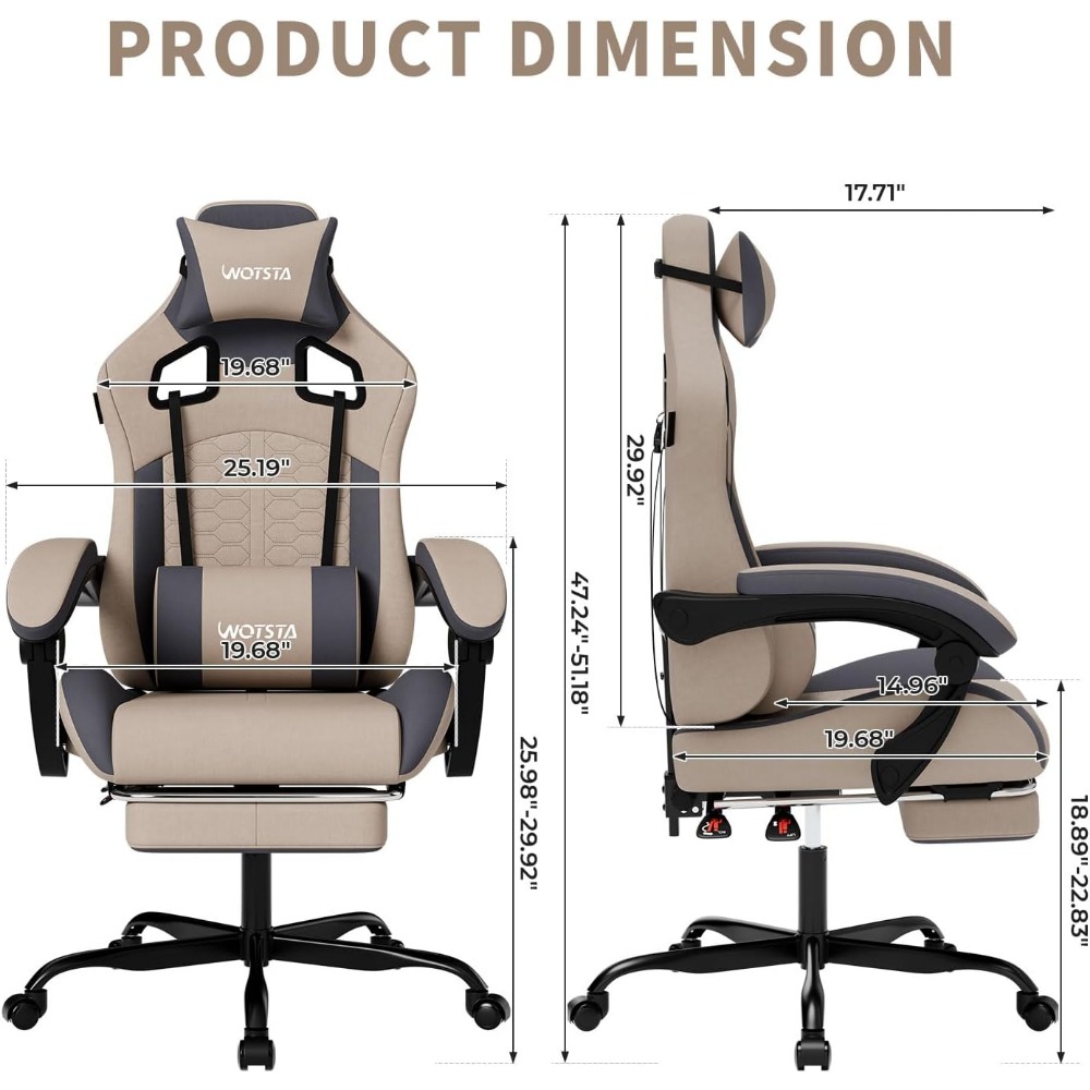 Chaise de jeu ergonomique avec - Gaming Chair avis et prix