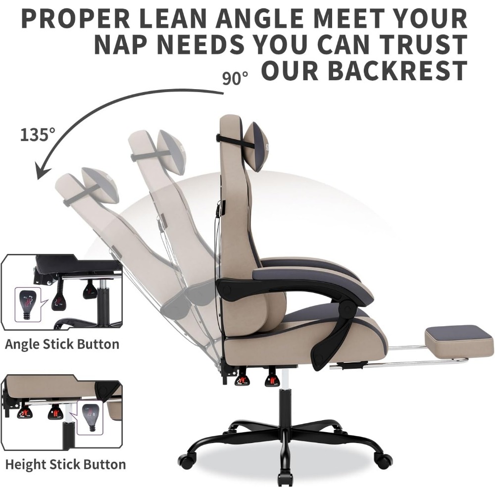 Chaise de jeu ergonomique avec - Gaming Chair avis et prix