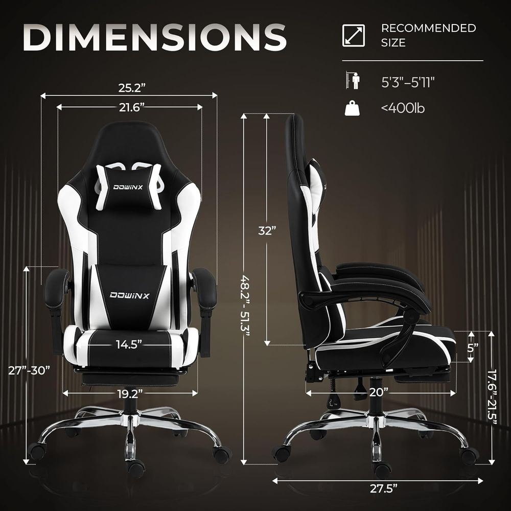 Chaise de jeu ergonomique avec - Gaming Chair avis et prix