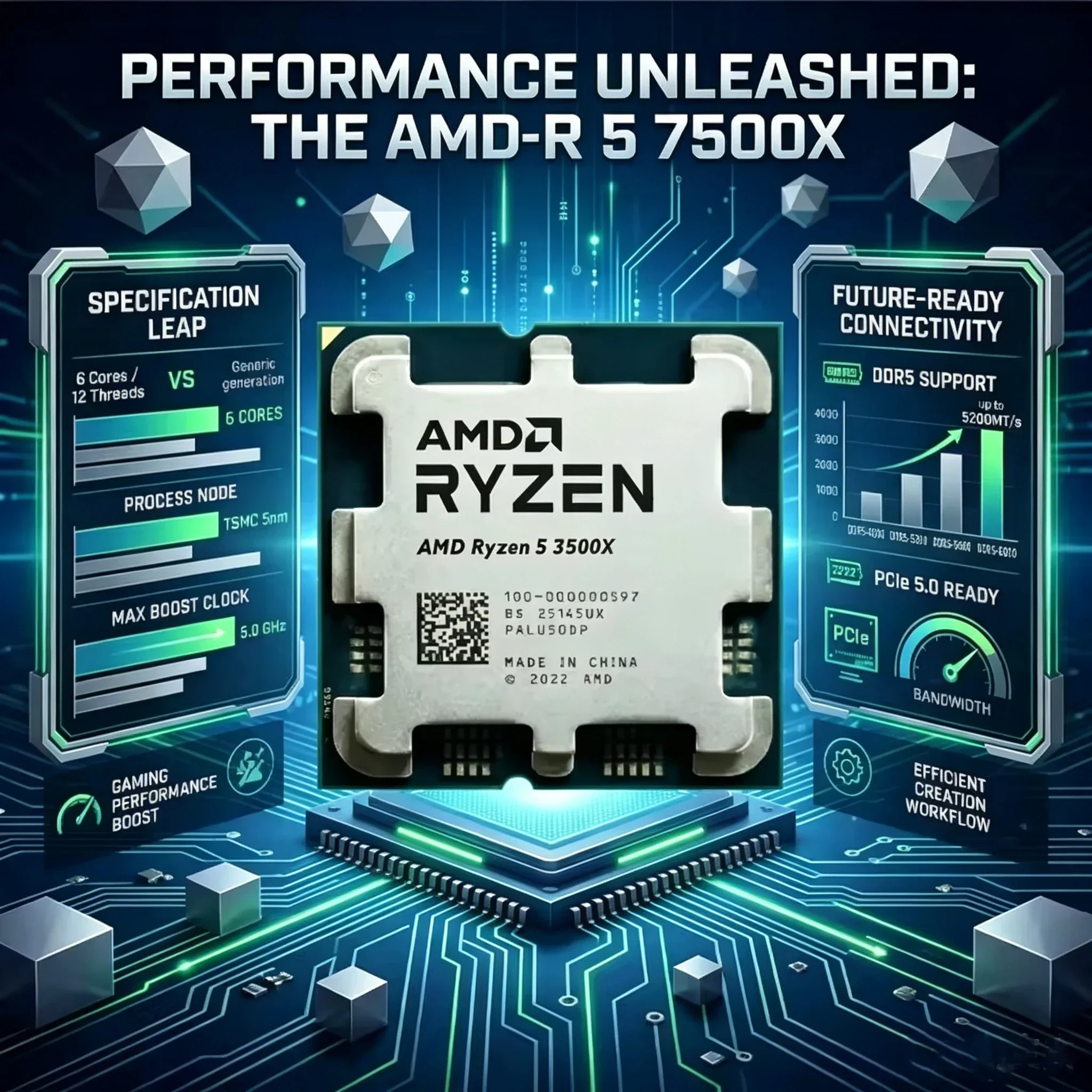 Processeur AMD Ryzen 5 3500X R - Amd Cpu Ryzen 7 avis et prix