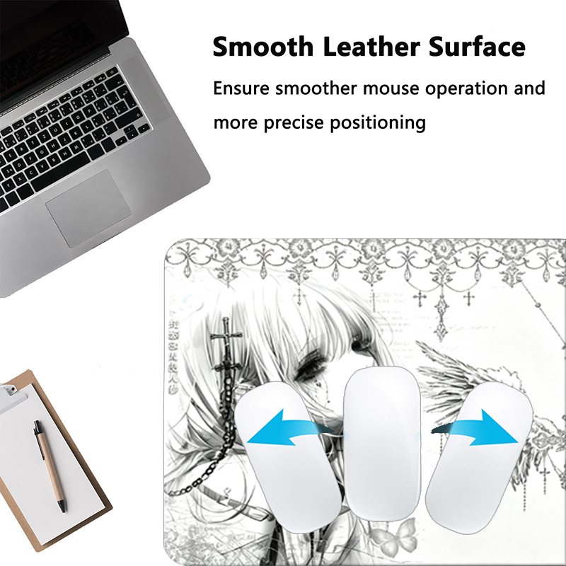 Tapis de souris en cuir noir e - Pc Gaming Desk avis et prix