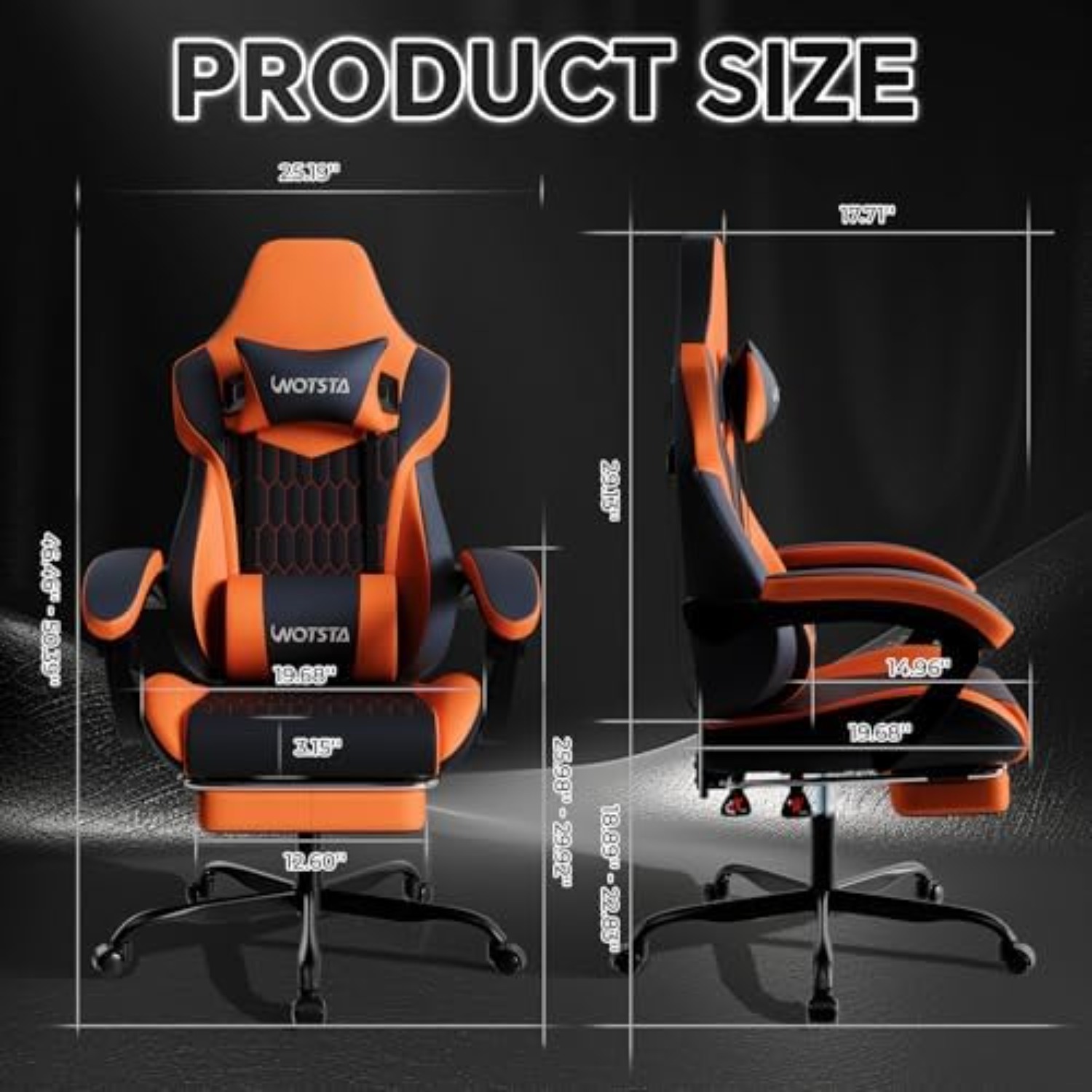 Chaise de jeu avec repose-pied - Gaming Chair avis et prix
