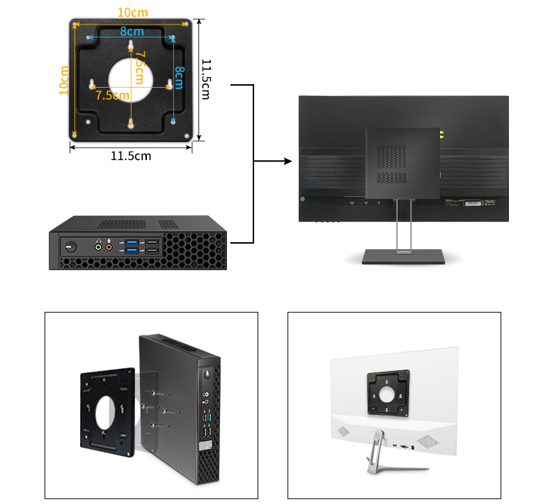 Mini pièces Core I3 7100 I5 64 - Pc Gaming Core I7 avis et prix
